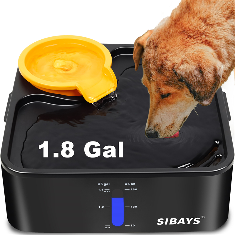 Large Dog Water Fountain, 1.5 Gallon Dog Water Bowl Dispenser, SIBAYS Pet  Water Fountain for Large Dogs, BPA-Free, Super Quiet Extra Large Cat and Dog  Fountain for Multiple Pets, 2 Replacement Filters